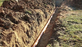 Копка траншей для водопровода в Сестрорецке: цена за метр от 929 руб.